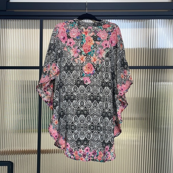 Tolani Swim Boho Caftan Tunic, small - Picture 4 of 4